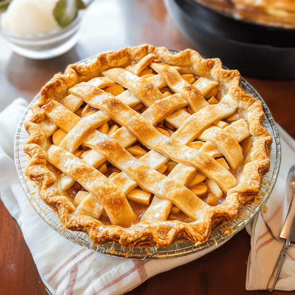 Apple Pie with Lattice Crust
