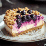 Blueberry Crumble Cheesecake