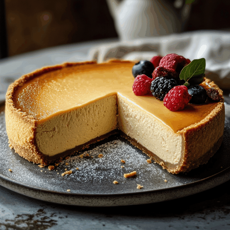 Brown Butter Vanilla Cheesecake