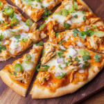Buffalo Chicken Flatbread Pizza