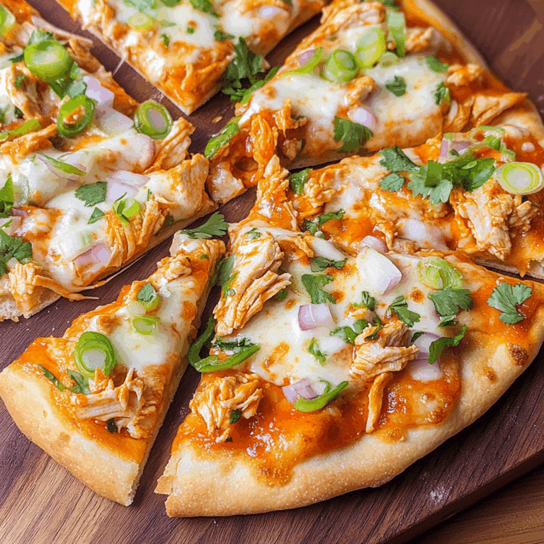 Buffalo Chicken Flatbread Pizza