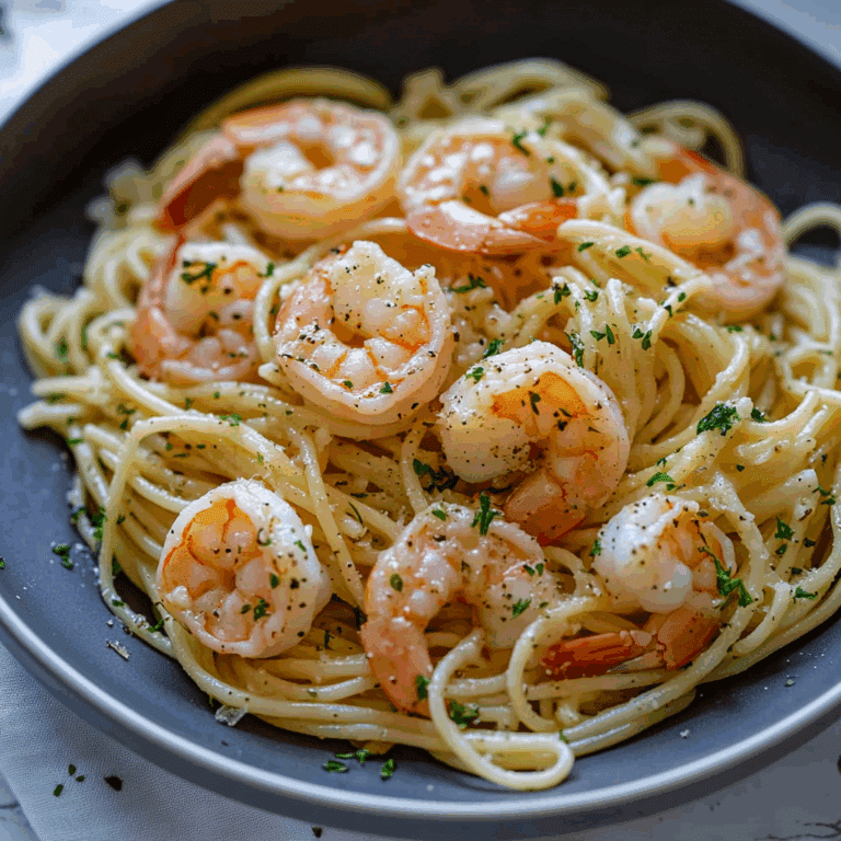 Garlic Shrimp Pasta