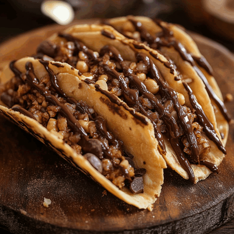 Homemade Choco Tacos