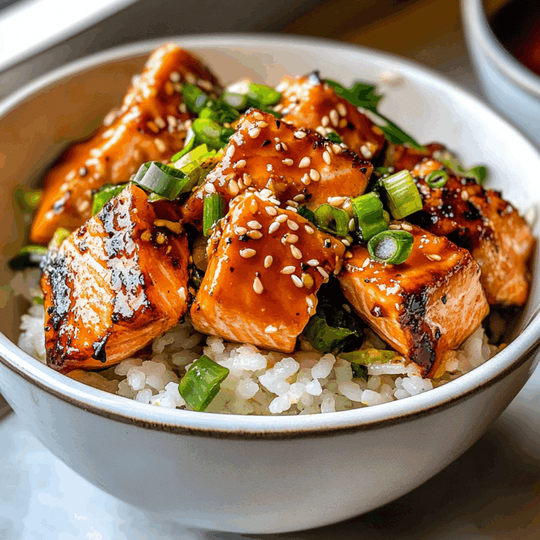 Honey Sriracha Salmon Rice Bowls