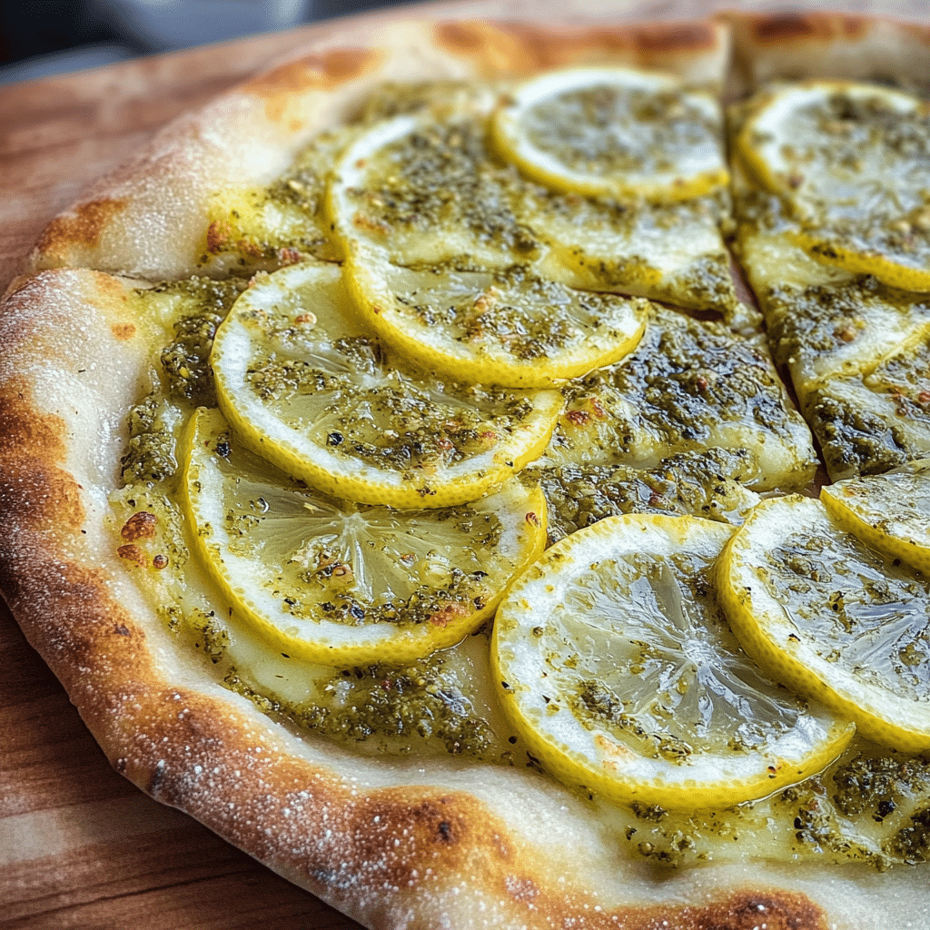 Lemon Pesto Pizza