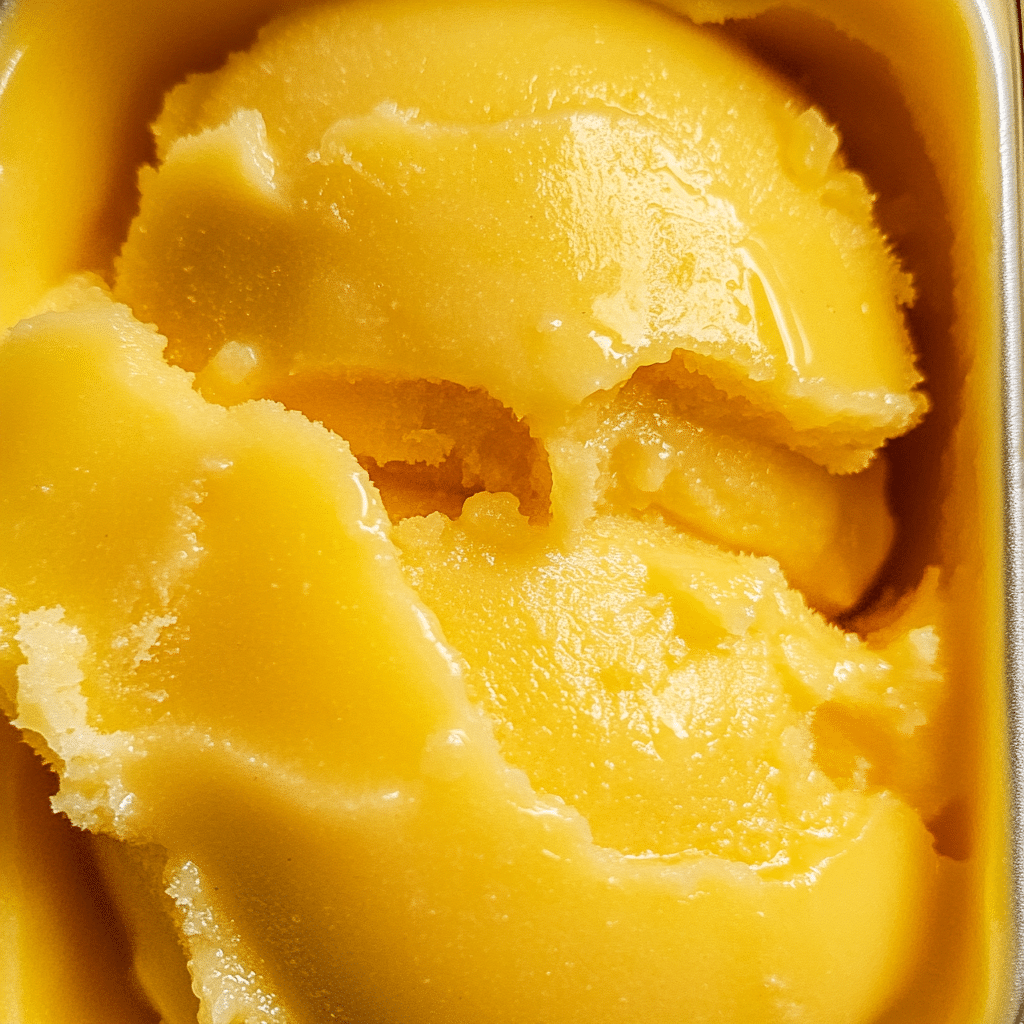 No-Churn Mango Sorbet