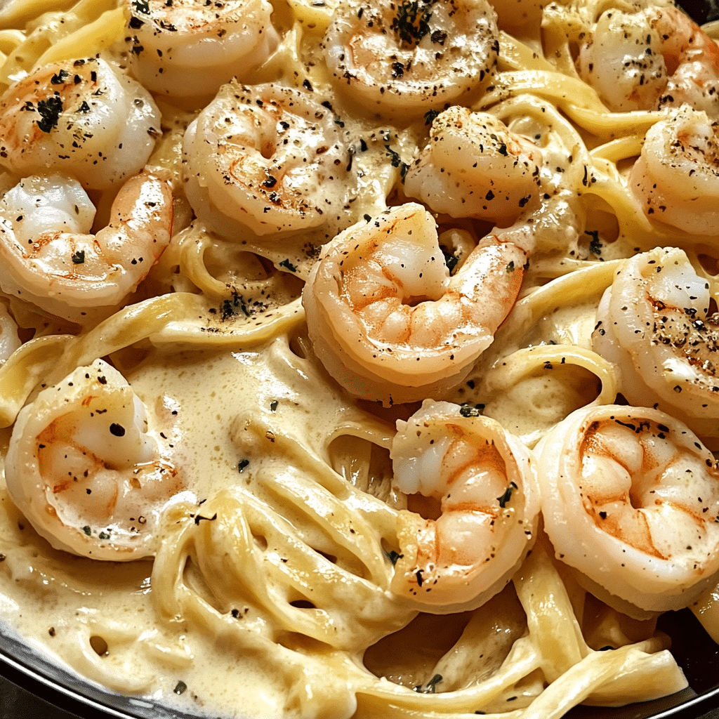 Shrimp Fettuccine Alfredo