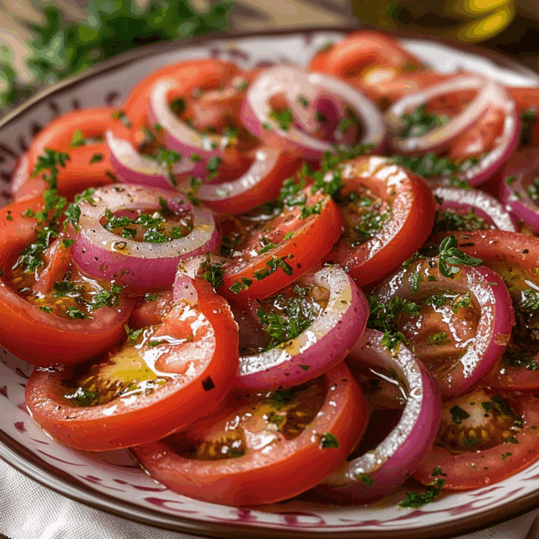 Spanish Tomato Olive Oil Salad