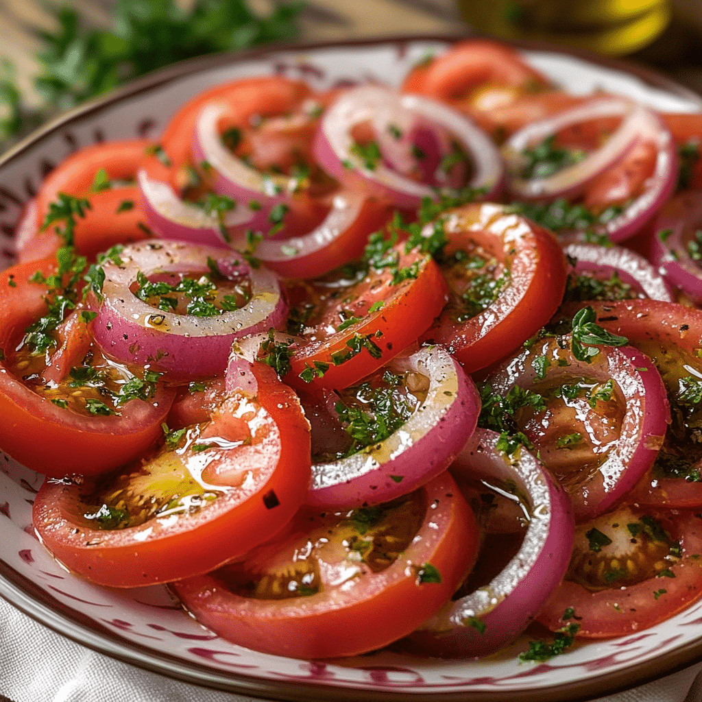 Spanish Tomato Olive Oil Salad