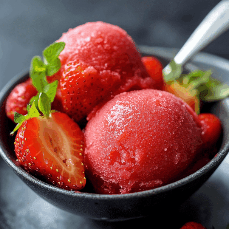 Strawberry Sorbet