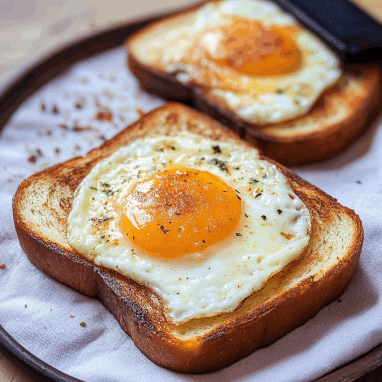 Air Fryer Cheesy Egg Toast