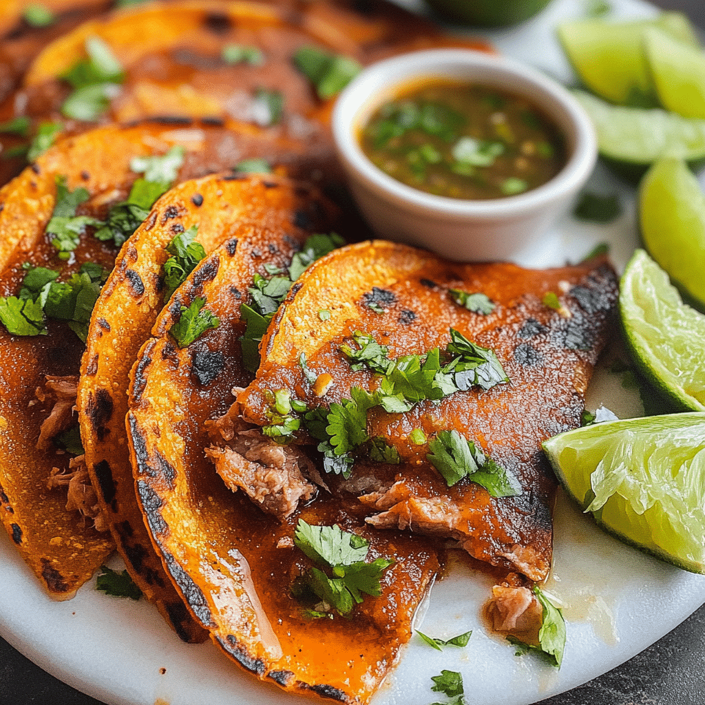 Birria Tacos with Savory Consomme