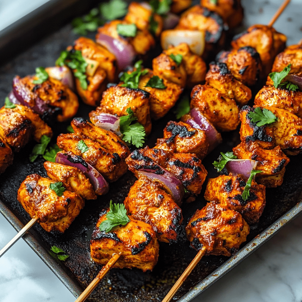Chicken Tikka Kebabs