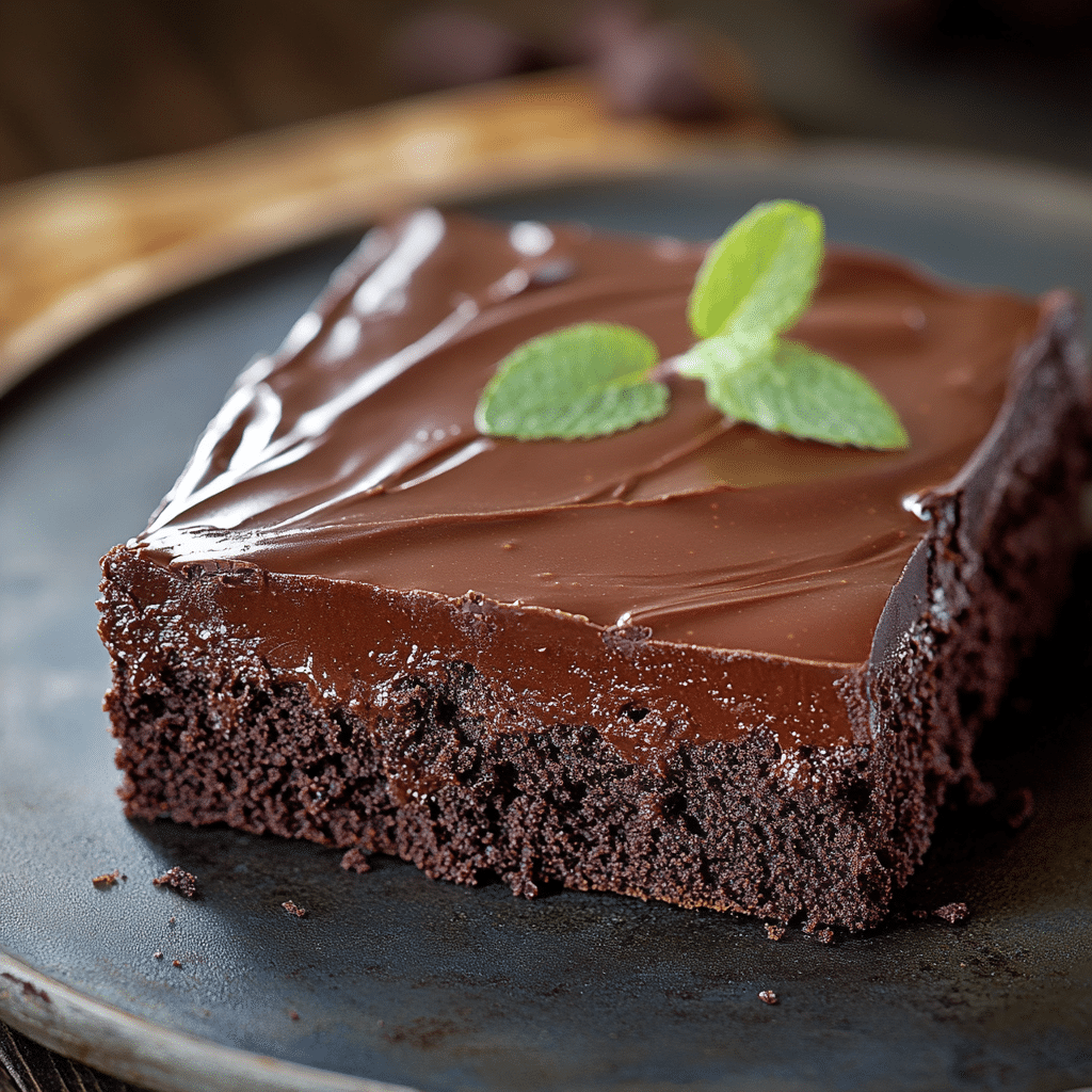 Cold Chocolate Fudge Cake