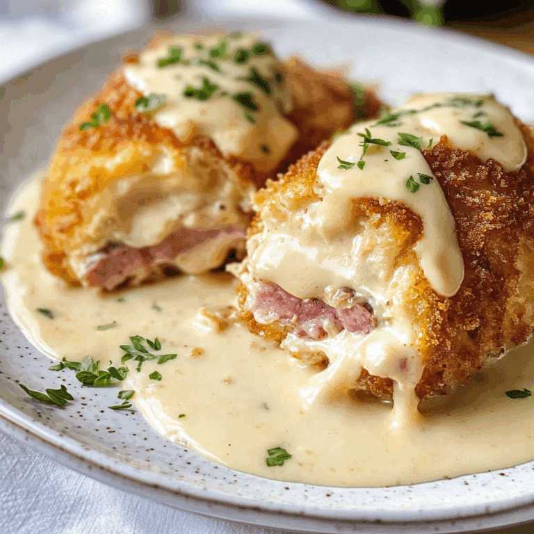Creamy Chicken Cordon Bleu