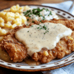Crispy Buttermilk Chicken Fried Steak with Country Gravy