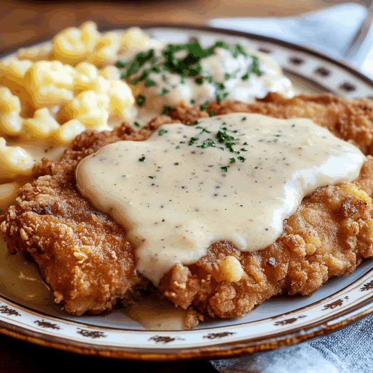 Crispy Buttermilk Chicken Fried Steak with Country Gravy