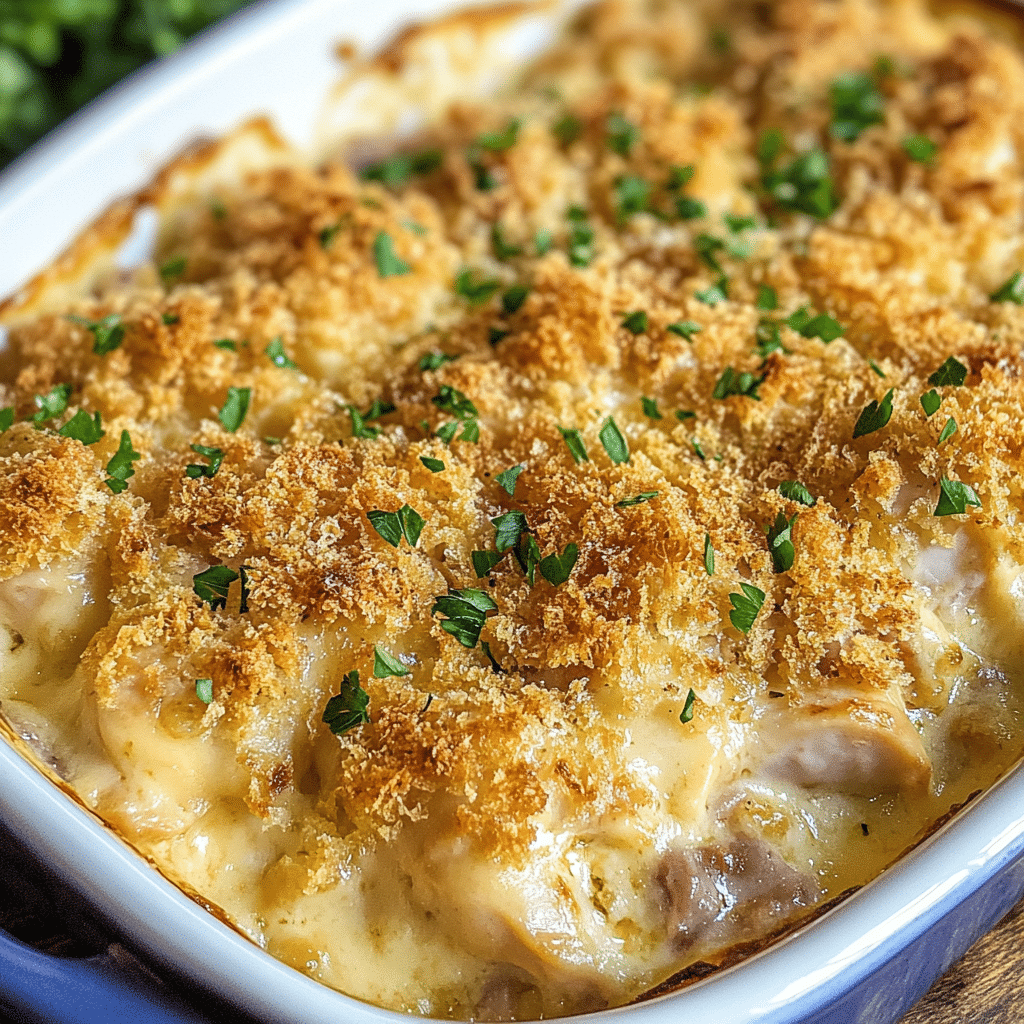 Easy Chicken Cordon Bleu Casserole