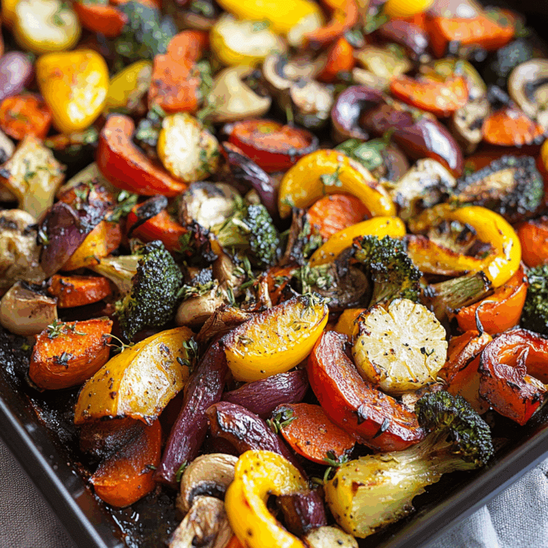 Garlic Roasted Veggie Medley