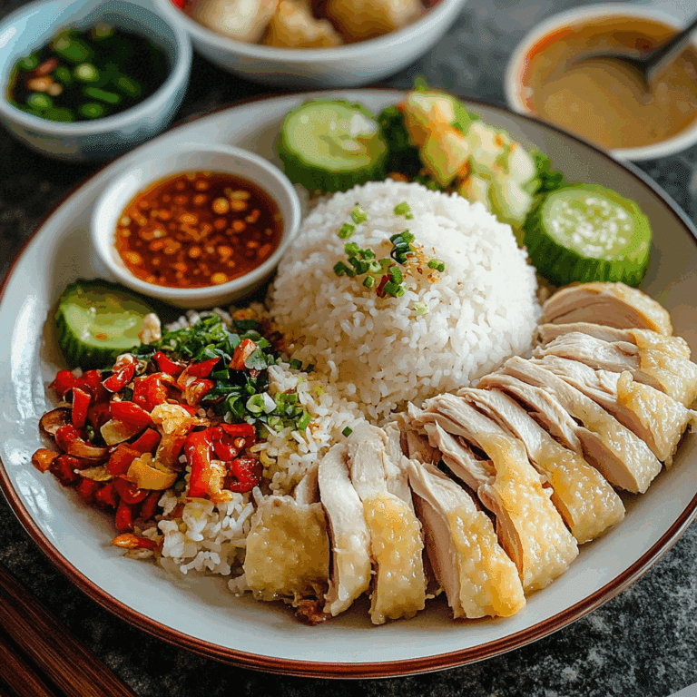 Hainanese Chicken Rice