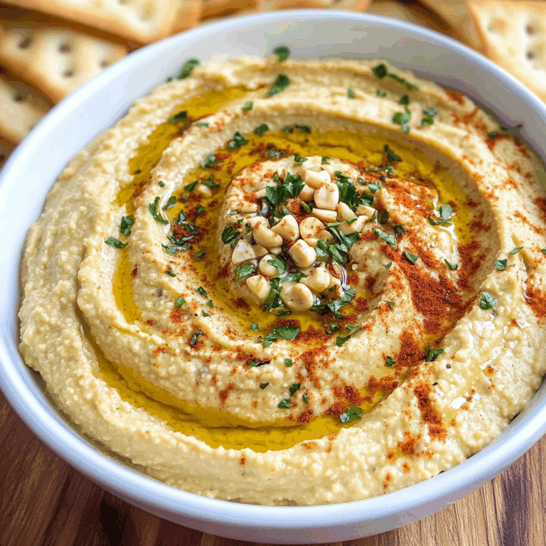 Hummus Without Tahini