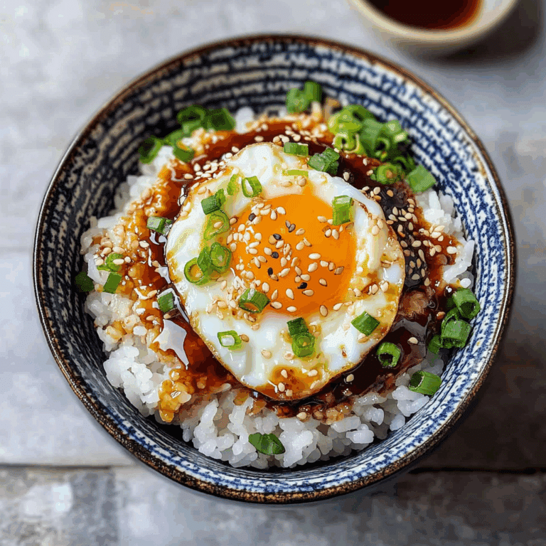 Korean Egg Rice Bowl