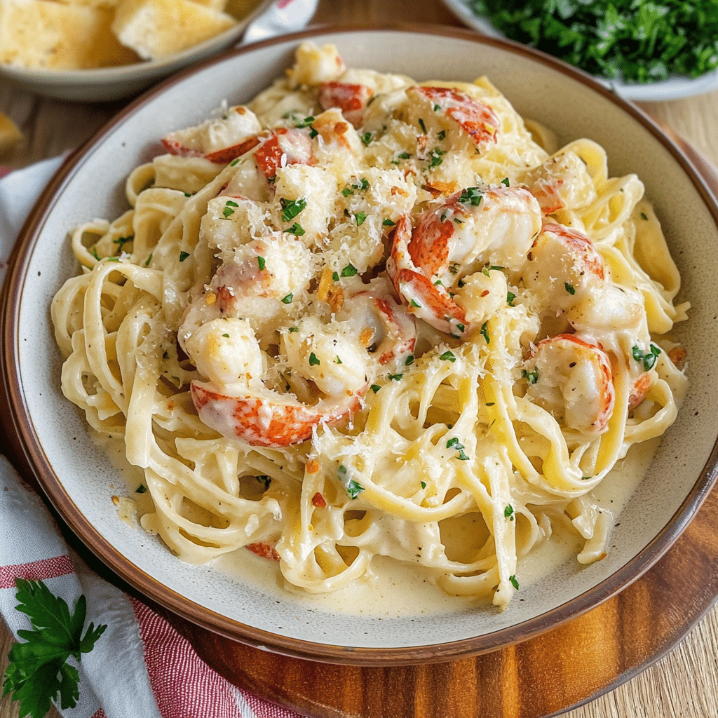 Lobster Alfredo Pasta