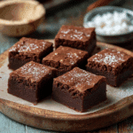 Mochi Brownies with Coconut Milk