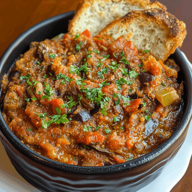 Moroccan Eggplant Tomato Dip