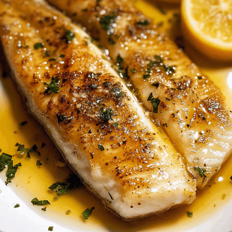 Pan-Seared Lemon Butter Fish