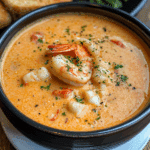 Seafood Bisque with Crab, Shrimp