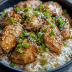 Soy Garlic Chicken and Rice