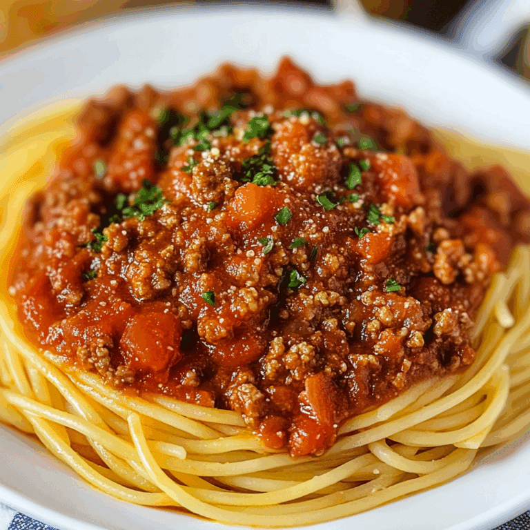 Spaghetti Meat Sauce