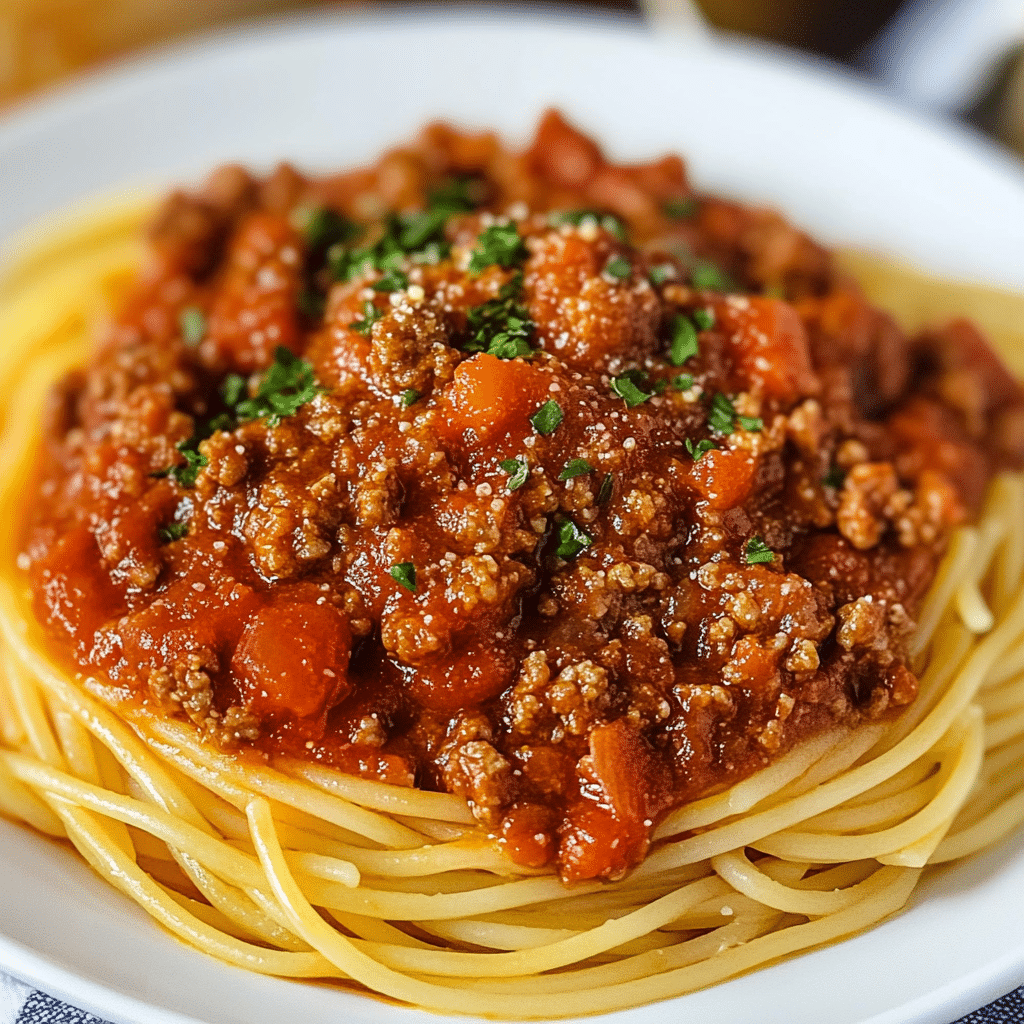 Spaghetti Meat Sauce