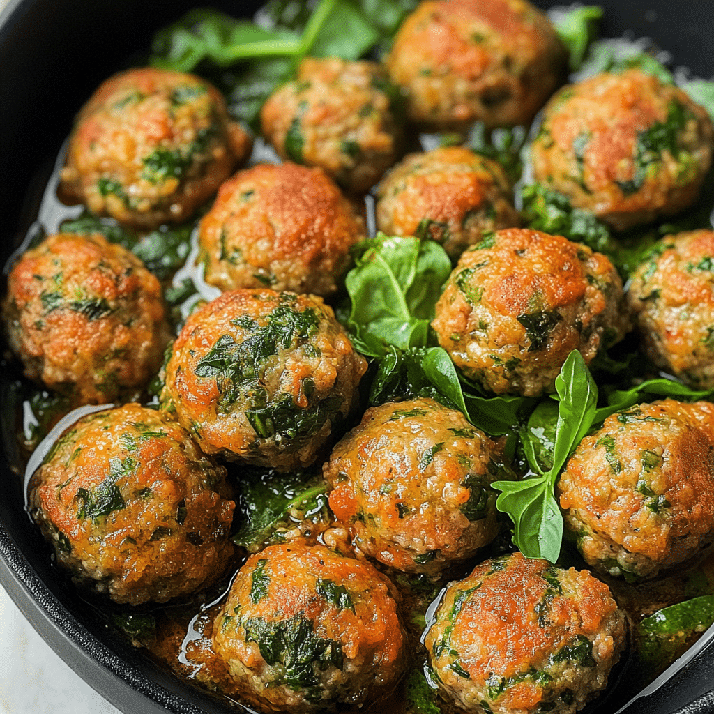 Spinach Turkey Meatballs