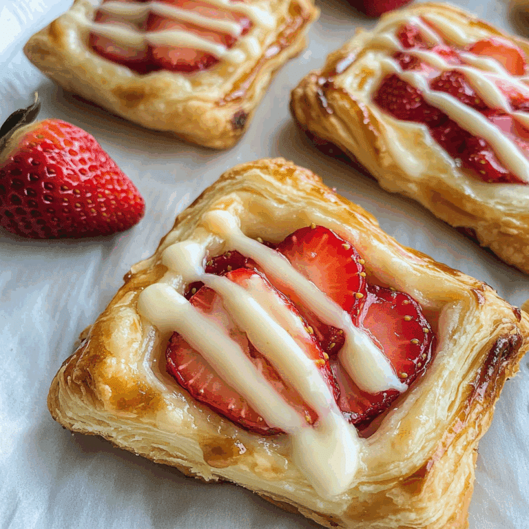 Strawberry Cream Cheese Danishes