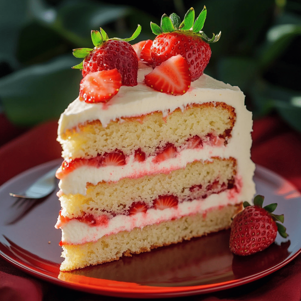 Strawberry Layer Cake
