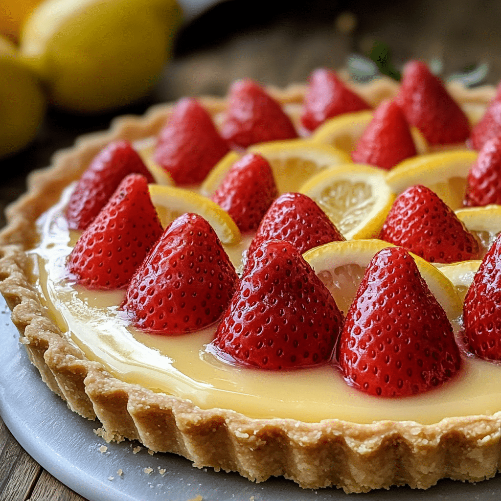 Strawberry Lemon Tart