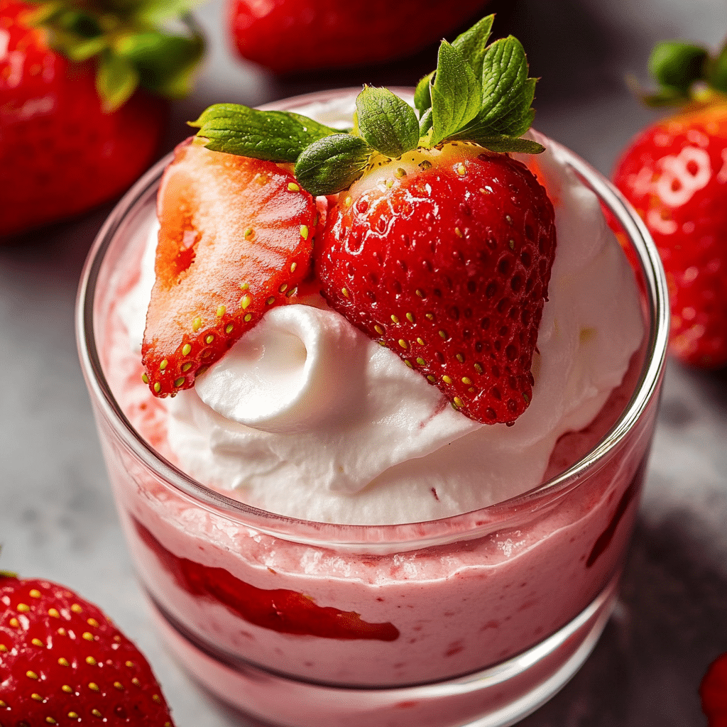 Strawberry Mousse Dessert