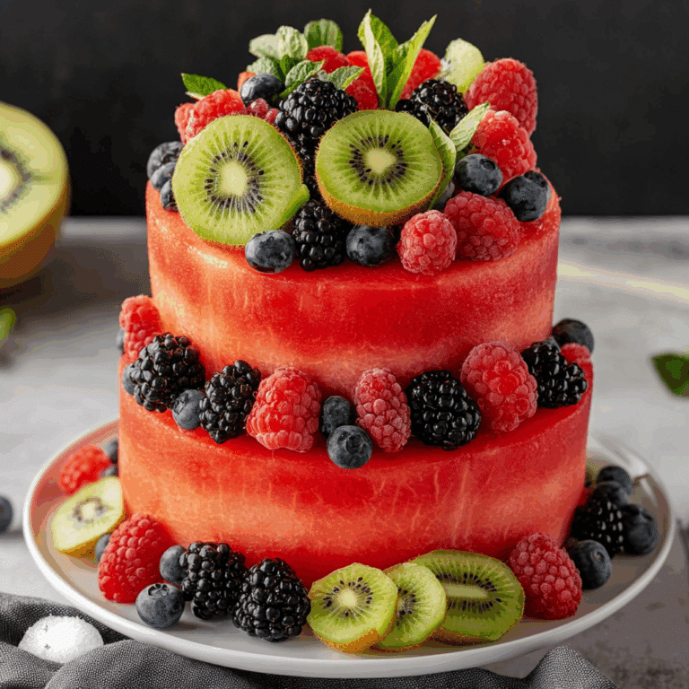 Watermelon Fruit Cake