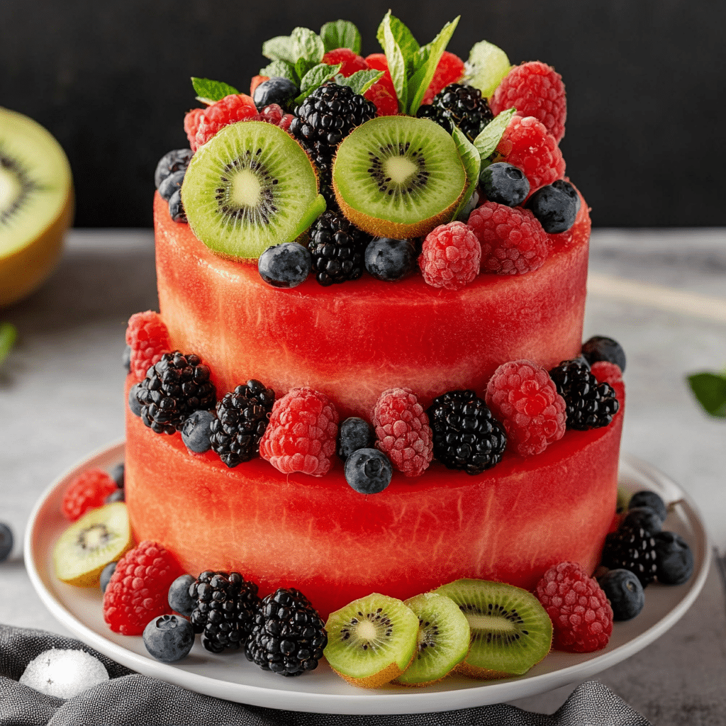 Watermelon Fruit Cake