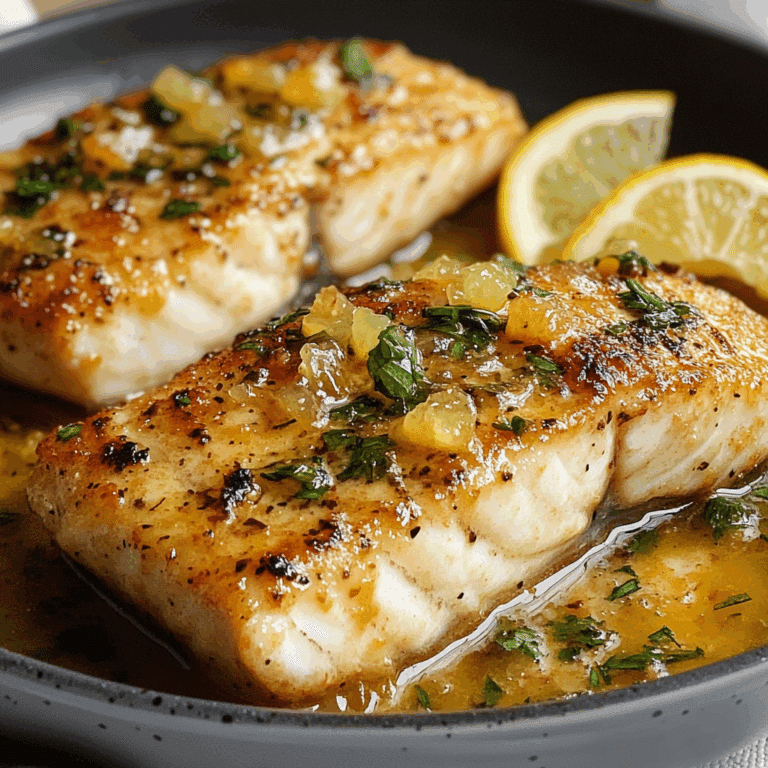 Zesty Lemon Butter Fish Fillet