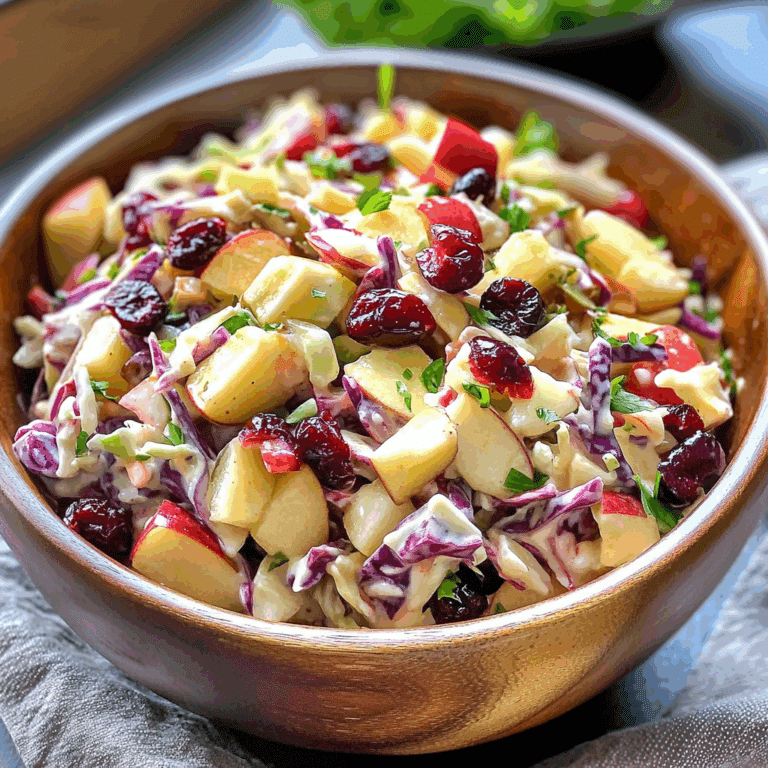 Apple Cranberry Coleslaw