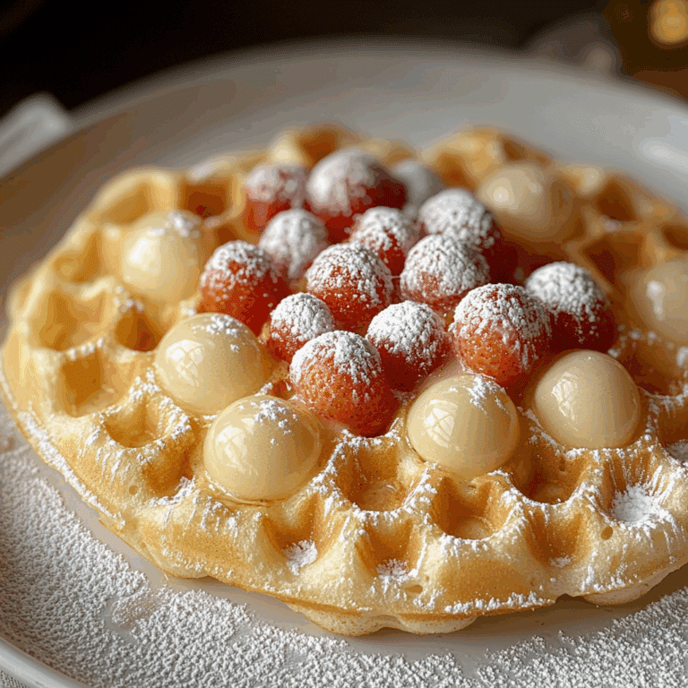 Bubble Egg Waffles