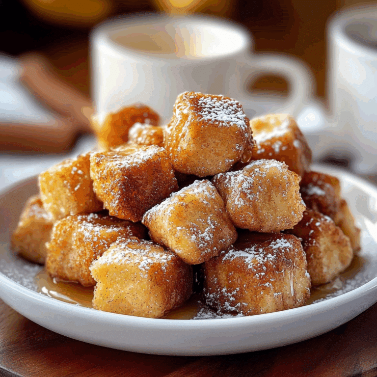 Cinnamon Roll French Toast Bites