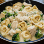 Creamy Chicken Tortellini with Broccoli