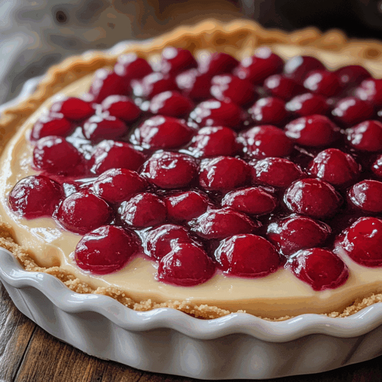 Easy Cherry Cheese Pie