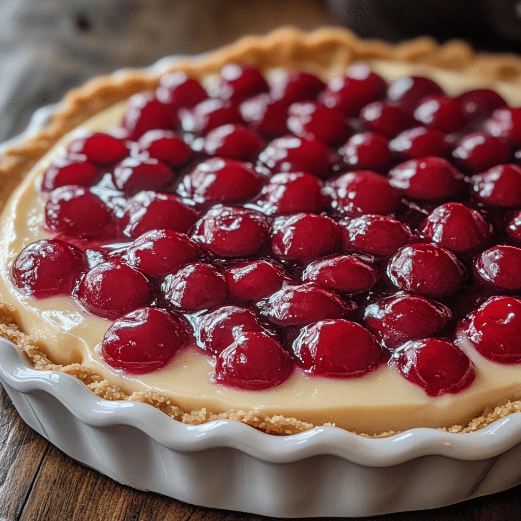 Easy Cherry Cheese Pie