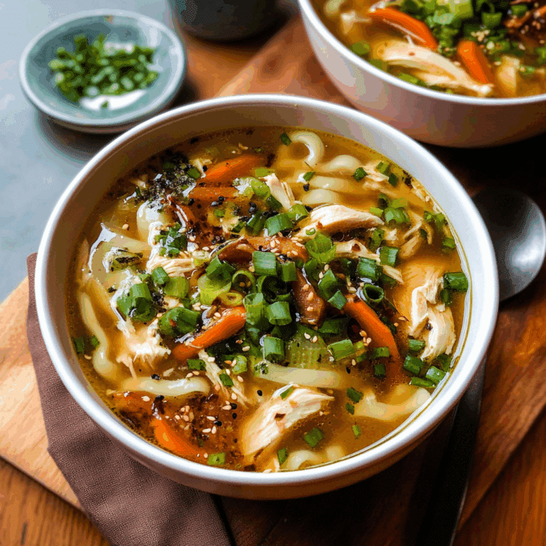 Easy Miso-Ginger Chicken Soup