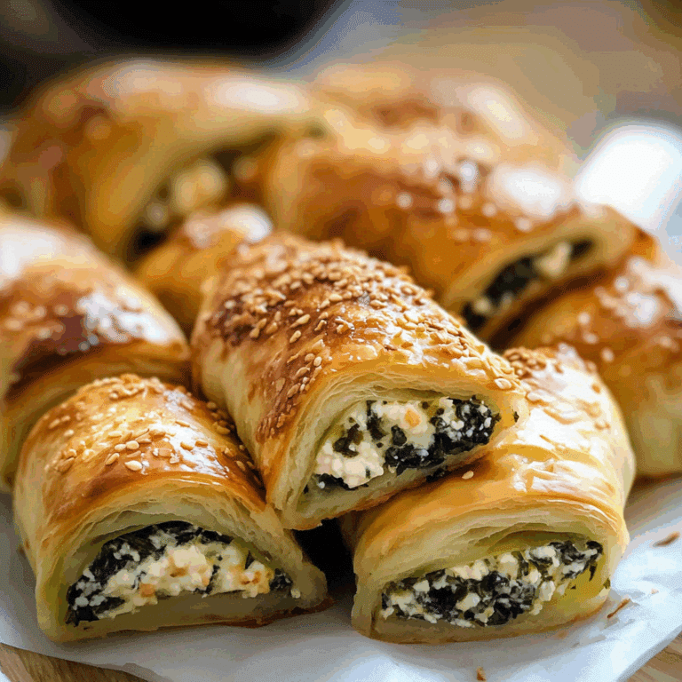 Flaky Spinach & Ricotta Rolls